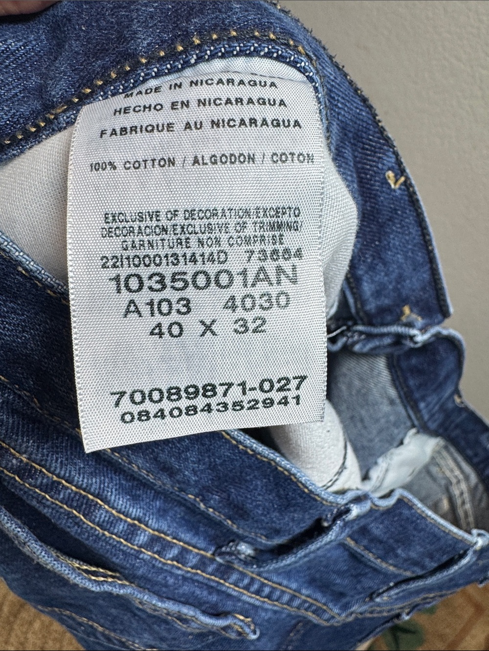 Wrangler Rugged Wear Men’s Blue Jeans
Big and Tall